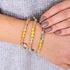 Limonade | Silber | Meerjungfrau Glasperlenarmband